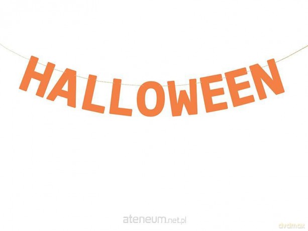 Baner Halloween 2,5m pomarańczowy