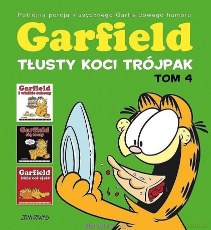 Garfield (Tom 4) Tłusty koci trójpak - Jim Davis [KOMIKS]