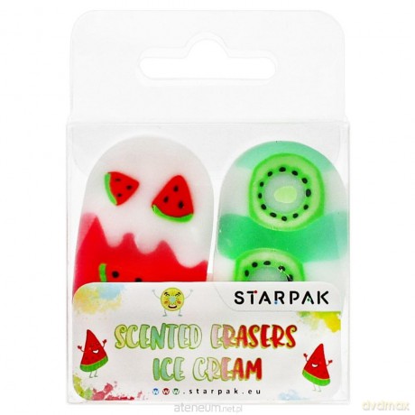 Gumka zapachowa 2 szt Ice cream