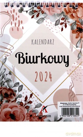 Kalendarz 2024 biurkowy 12x17cm [KALENDARZ]