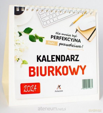 Kalendarz 2024 biurkowy kwadrat 15x15cm [KALENDARZ]