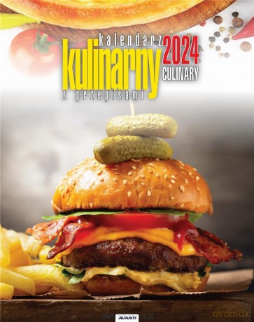 Kalendarz 2024 Ścienny Kulinarny z przepisami [KALENDARZ]