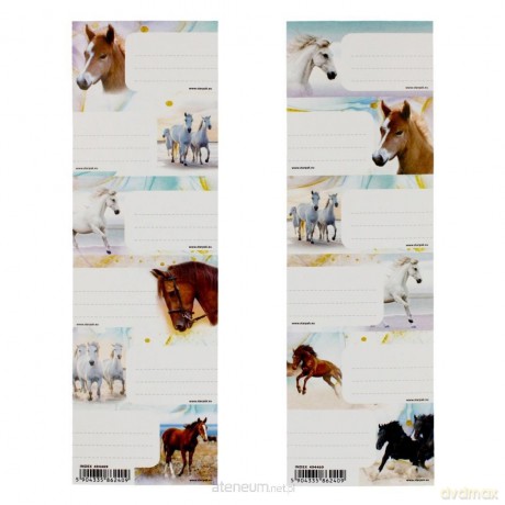 Naklejki na zeszyt Horses 1 (25 szt)