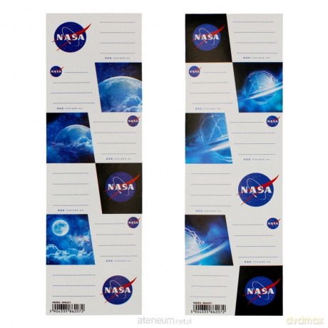 Naklejki na zeszyt NASA (25 szt)