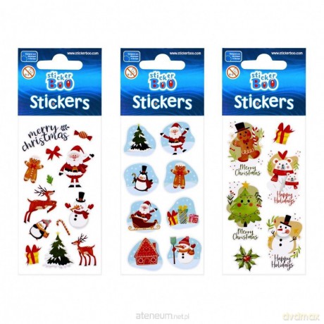 Naklejki STICKER BOO Święta mix