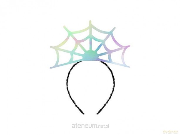 Opaska pajęczyna 21x23cm holograficzny