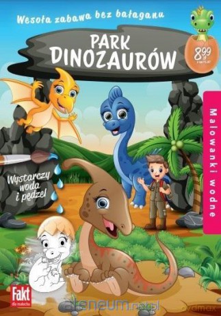 Park dinozaurów. Malowanki wodne [KSIĄŻKA]