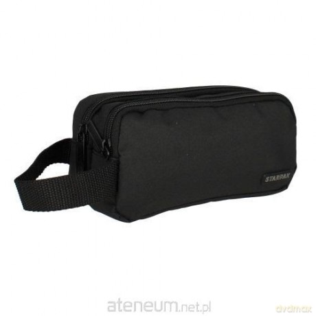 Piórnik saszetka 2 zamki Black