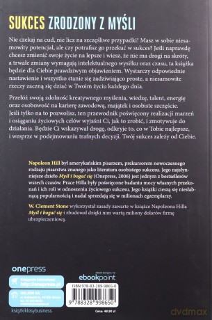 Pozytywne myślenie kluczem do sukcesu - W. Clement Stone [KSIĄŻKA]