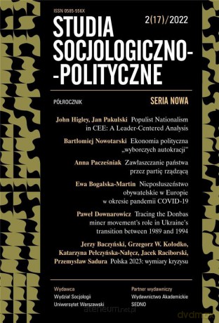 Studia Socjologiczno-Polityczne... nr 2(17)/2022 [KSIĄŻKA]
