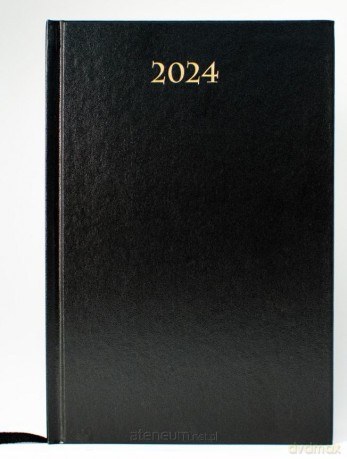 Terminarz 2024 dzienny A5 Divas czarny [KALENDARZ]