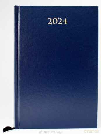 Terminarz 2024 dzienny A5 Divas granatowy [KALENDARZ]