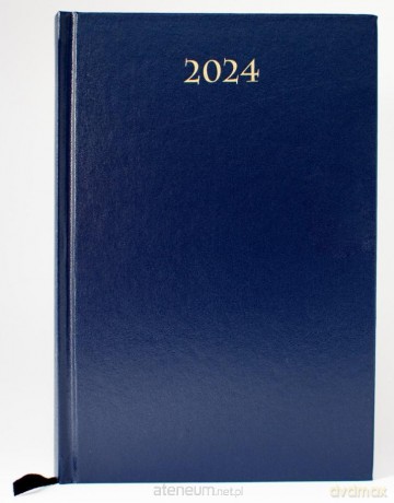 Terminarz 2024 dzienny B6 Divas granat [KALENDARZ]