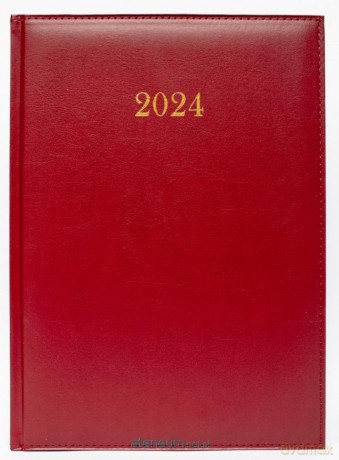Terminarz 2024 tygodniowy A4 Divas bordowy [KALENDARZ]