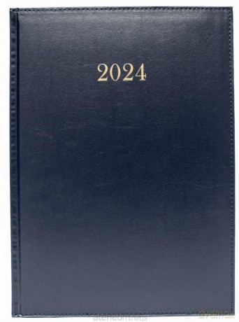 Terminarz 2024 tygodniowy A4 Divas granatowy [KALENDARZ]