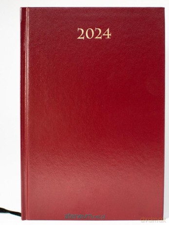 Terminarz 2024 tygodniowy A5 Divas bordo [KALENDARZ]