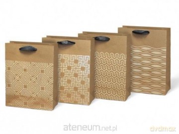 Torebka na prezent M kraft 230x180x90