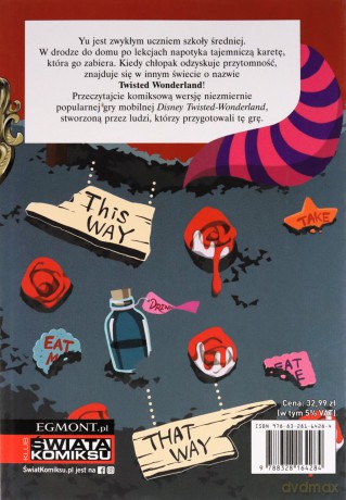 Twisted-Wonderland (Tom 1) Zdarzenia w Heartslabyulu - Wakana Hazuki, Sumire Kowono, jacek Drewnowski [KOMIKS]