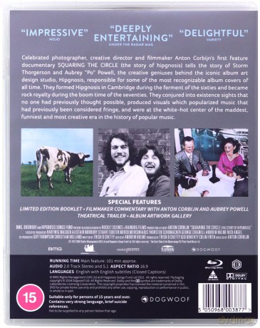 Squaring The Circle (The Story Of Hipgnosis) (Collector's) [Blu-ray]+[DVD]