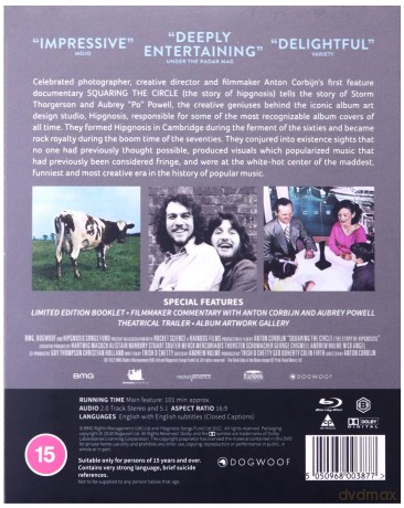Squaring The Circle (The Story Of Hipgnosis) (Collector's) [Blu-ray]+[DVD]
