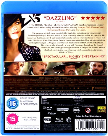 Three Musketeers. The: D'Artagnan (Trzej muszkieterowie: D'Artagnan) [Blu-Ray]