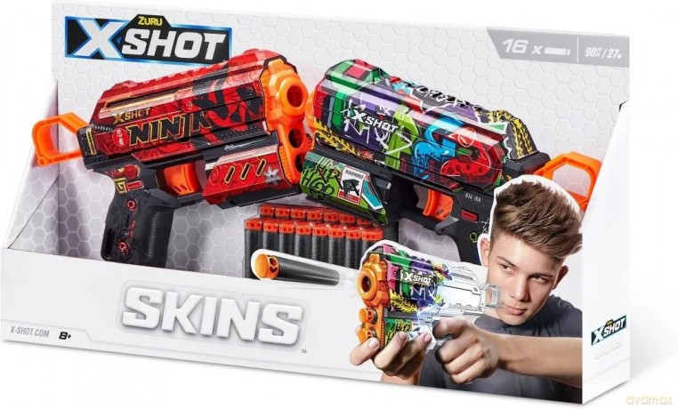Zestaw wyrzutni Skins Flux 16 strzałek