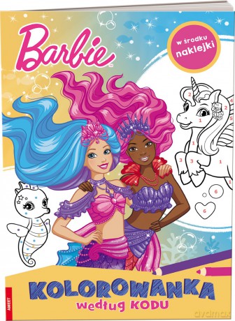 Barbie Dreamtopia Kolorowanka według kodu KKO-1401 [KSIĄŻKA]