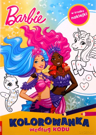 Barbie Dreamtopia Kolorowanka według kodu KKO-1401 [KSIĄŻKA]