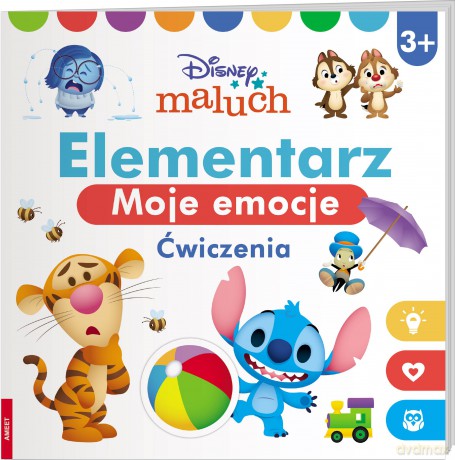 Disney Maluch Elementarz emocje Ćwiczenia HOP-9204 [KSIĄŻKA]