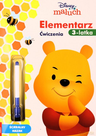 Disney Maluch Elementarz trzylatka Ćwiczenia MCS-9201 [KSIĄŻKA]