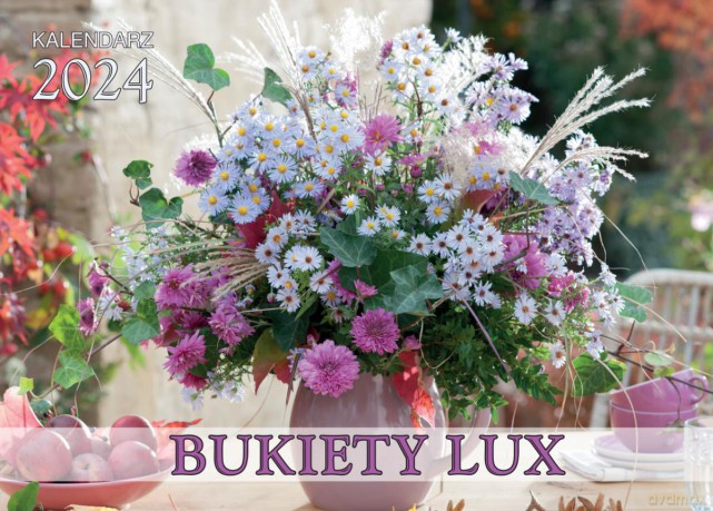 Kalendarz 2024 Bukiety lux ścienny [KALENDARZ]