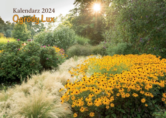 Kalendarz 2024 Ogrody lux ścienny [KALENDARZ]