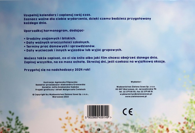 Kalendarz ścienny 2024. Dzieci [KSIĄŻKA]