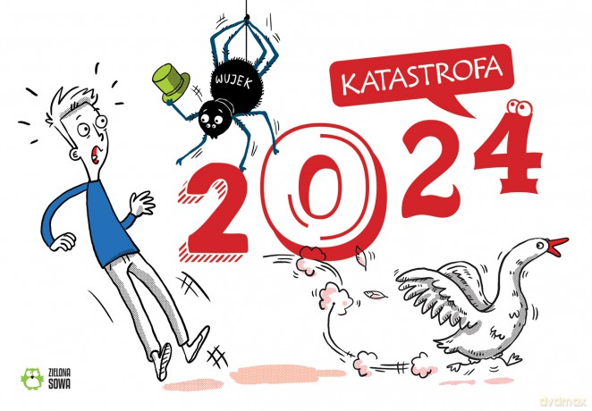 Kalendarz ścienny 2024. Komiks [KSIĄŻKA]