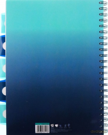 Kołozeszyt A4 100k kratka PP Coolpack gradient blue lagoon