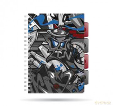Kołozeszyt A5 100k kratka PP Coolpack street art