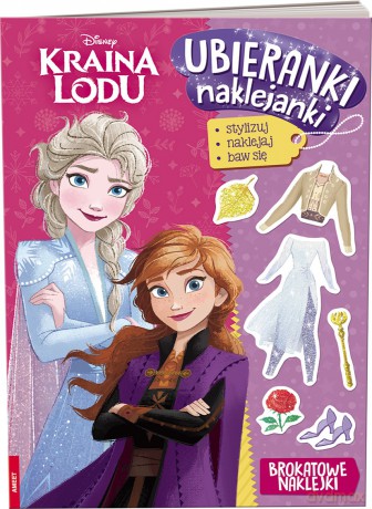 Kraina lodu Ubieranki naklejanki SDU-9111 [KSIĄŻKA]