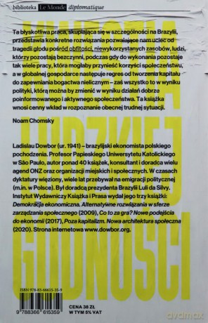 O społeczną funkcję ekonomii - Ladislau Dowbor [KSIĄŻKA]
