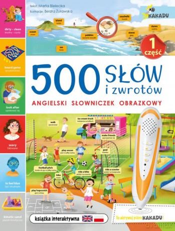 500 słów i zwrotów Angielski słowniczek obrazkowy Część 1 - Marta Bielecka [KSIĄŻKA]
