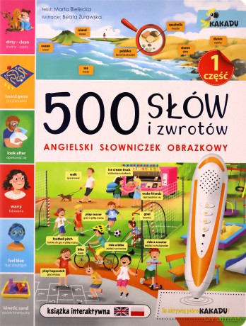 500 słów i zwrotów Angielski słowniczek obrazkowy Część 1 - Marta Bielecka [KSIĄŻKA]