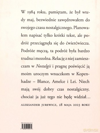 Nostalgia Mitologia rodzinna - Aleksander Jurewicz [KSIĄŻKA]