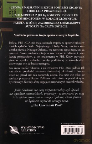 Raport Pelikana - John Grisham [KSIĄŻKA]