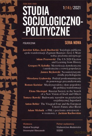 Studia socjologiczo polityczne Seria Nowa 1(14)2021 [KSIĄŻKA]