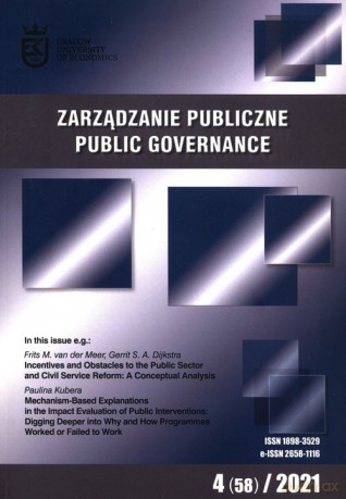 Zarządzanie Publiczne 4 (58) 2021 [KSIĄŻKA]