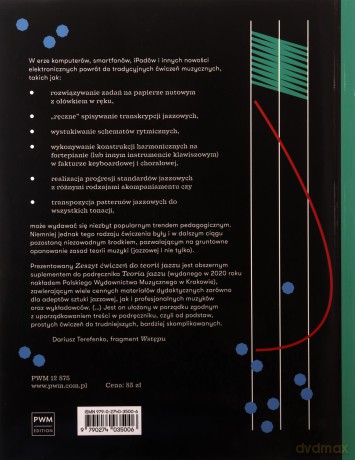 Zeszyt ćwiczeń do teorii jazzu - Dariusz Terefenko [KSIĄŻKA]