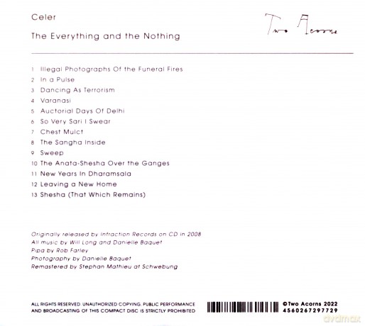 Celer: The Everything And The Nothing [CD]