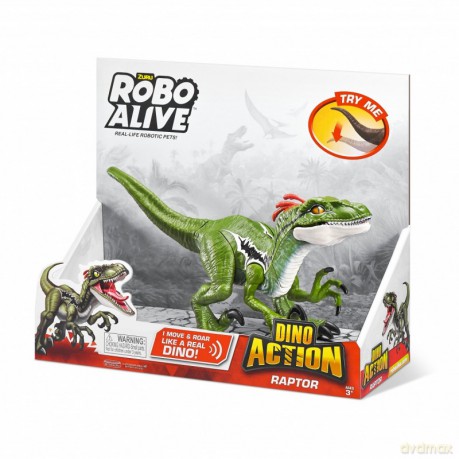 Figurka interaktywna Dino Action seria 1 Raptor [FIGURKA]