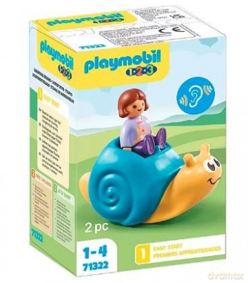 PLAYMOBIL Zestaw 1.2.3 71322 Huśtawka z funkcją grzechotki