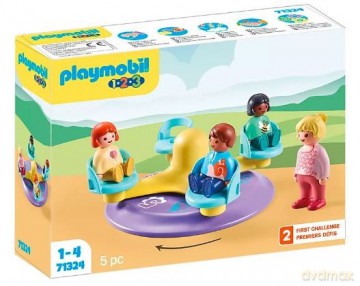 PLAYMOBIL Zestaw z figurkami 1.2.3 71324 Karuzela z cyferkami
