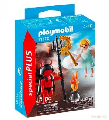 PLAYMOBIL Zestaw z figurkami Special Plus 71170 Aniołek i diabełek